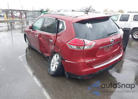 2014 Nissan Rogue Sv из США, поврежденный, VIN 5N1AT2MT2EC787451